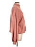 Shein Solid Pink Turtleneck Sweater Size L - photo 4