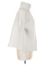 French Connection 100% Cotton Solid White Turtleneck Sweater Size M - photo 4