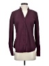 Elle Burgundy Long Sleeve Blouse Size XS - photo 1
