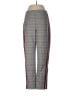 Lavender Brown Plaid Gray Track Pants Size M - photo 1