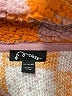 Art Class 100% Recycled Polyester Argyle Orange Track Jacket Size 14 - 16 - photo 3