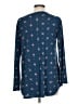 Lularoe Stars Blue Long Sleeve Blouse Size L - photo 2