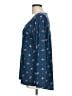 Lularoe Stars Blue Long Sleeve Blouse Size L - photo 5