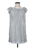 Snap 100% Rayon Stripes White Casual Dress Size S - photo 1