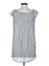 Snap 100% Rayon Stripes White Casual Dress Size S - photo 2