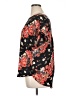 Maurices 100% Polyester Floral Black Short Sleeve Blouse Size 16 (1) - photo 5