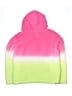 Justice 100% Polyester Pink Zip Up Hoodie Size 16/18 - photo 2