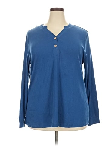 Cathy Long Sleeve Henley (view 1)