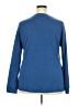 Cathy Blue Long Sleeve Henley Size 2X - photo 2