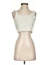 Unbranded 100% Polyester Ivory Tank Top Size S - photo 1