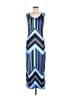 Unbranded Graphic Blue Casual Dress Size M - photo 1