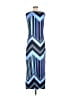Unbranded Graphic Blue Casual Dress Size M - photo 2