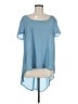 Torrid 100% Polyester Blue Short Sleeve Blouse Size Med Plus (00) - photo 1