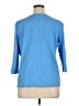 Sun Bay 100% Cotton Blue 3/4 Sleeve Top Size XL (estimated) - photo 2