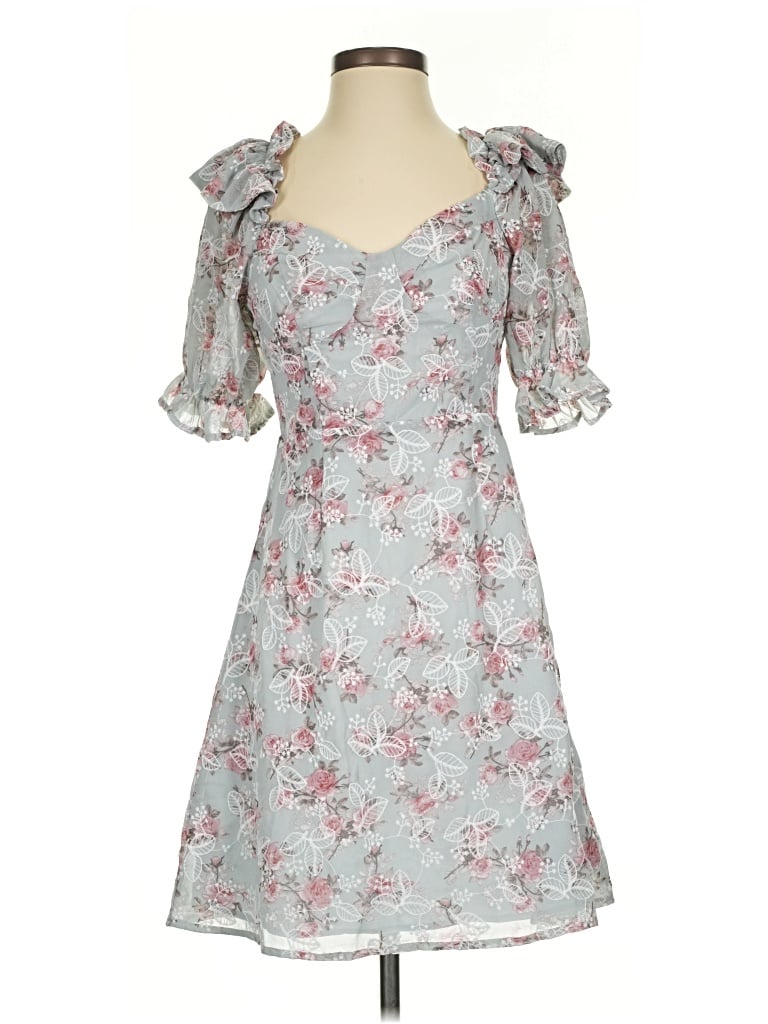 Pre-owned Altar'd State Cocktail Dress In Gray