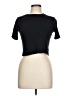 Glassons 100% Cotton Black Short Sleeve Turtleneck Size L - photo 1