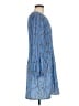 Maje Print Blue Cocktail Dress Size EU (FR) 40 / US 8 - photo 4