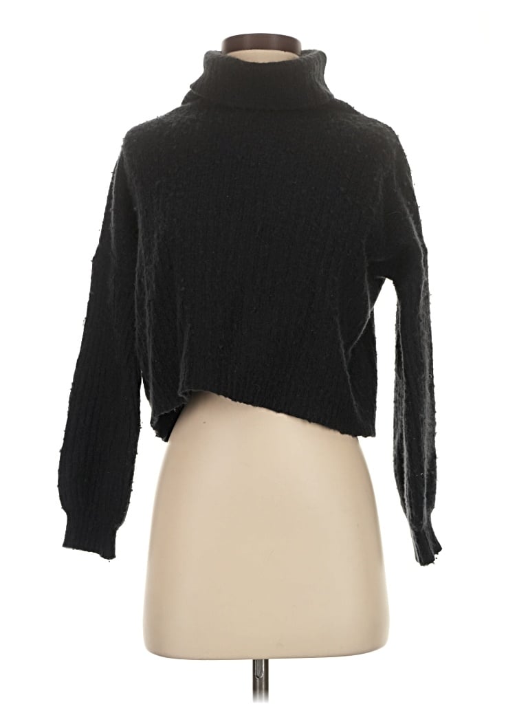 Pre-owned Naadam Wool Pullover Sweater In Black