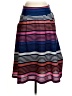 Old Navy 100% Polyester Stripes Blue Casual Skirt Size S - photo 1