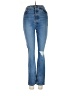 GRLFRND Hearts Blue Jeans Size 25 waist - photo 1