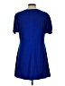Assorted Brands Solid Blue Casual Dress Size L - photo 2
