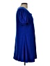 Assorted Brands Solid Blue Casual Dress Size L - photo 4