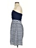 Francesca's Stripes Blue Casual Dress Size S - photo 5