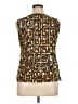 80 Park Brown Sleeveless Blouse Size XL - photo 2