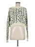 Kendall & Kylie Animal Print Green Pullover Sweater Size M - photo 1