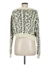 Kendall & Kylie Animal Print Green Pullover Sweater Size M - photo 2