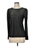 Express Outlet Metallic Silver Long Sleeve Top Size M - photo 1