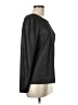 Express Outlet Metallic Silver Long Sleeve Top Size M - photo 4