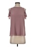 Q&A 100% Polyester Pink Short Sleeve Blouse Size XS - photo 1