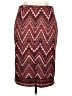 ICE Chevron-herringbone Burgundy Casual Skirt Size XL - photo 2
