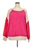 GeeGee Color Block Pink Pullover Sweater Size 3X - photo 1