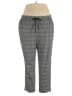 A New Day Plaid Gray Casual Pants Size XXL - photo 1