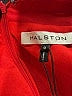 Halston 100% Polyester Red 3/4 Sleeve Blouse Size 0 - photo 7