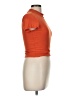 Shein Orange Short Sleeve Turtleneck Size 6 - photo 4