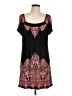 ECI Paisley Black Casual Dress Size L - photo 1