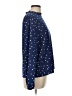 Shein 100% Polyester Polka Dots Blue Long Sleeve Blouse Size L - photo 4