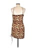 PrettyLittleThing Animal Print Brown Cocktail Dress Size 8 - photo 2