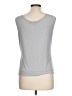PaperWhite Gray Sleeveless Blouse Size L - photo 2
