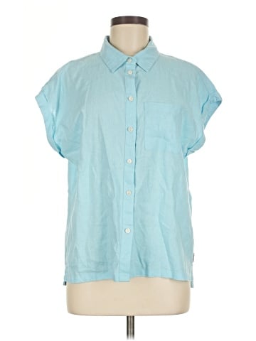 Unbranded Short Sleeve Button-Down Shirt (view 1)