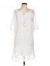 Mlle Gabrielle White Casual Dress Size L - photo 1