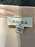 Aura 100% Polyester Ivory Long Sleeve Blouse Size S - photo 7