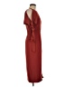 Keepsake 100% Polyester Burgundy Casual Dress Size M - photo 4