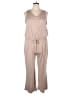 Muk Luks Solid Tan Jumpsuit Size XL - photo 1