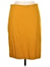 Premise Studio Solid Yellow Casual Skirt Size 8 - photo 1