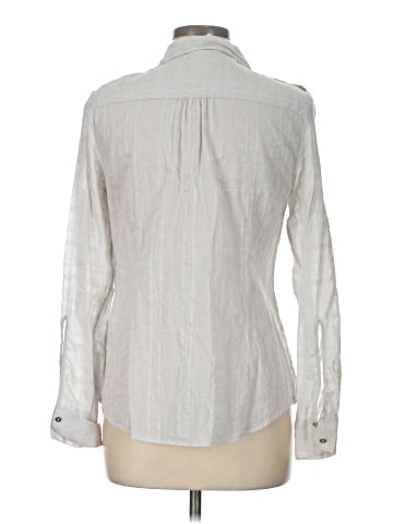 White House Black Market Long Sleeve Button-Down Shirt (view 2)
