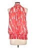 Cato 100% Polyester Red Sleeveless Blouse Size L - photo 2